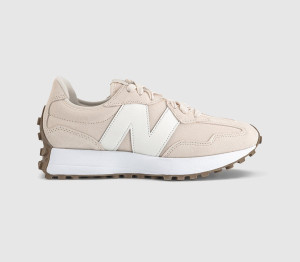 New Balance Womens 327 Trainers Linen Sea Salt In White, 6.5