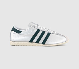 adidas Womens Paris Trainers Silver Metallic Aurora Ivy Cream White In Multi, 9