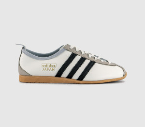 adidas Kids Japan Trainers Core Black Wonder Beige In White, 5