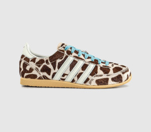 adidas Womens Japan Trainers Crystal Linen Ivory Orange Tint In White, 6