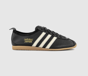 adidas Kids Japan Trainers Core Black Alumina Gold Metallic, 4
