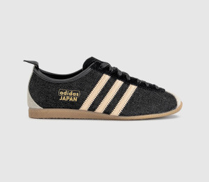 adidas Womens Japan Trainers Core Black Sand Strata Gum, 6.5