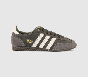 Adidas Mens Japan Trainers Shadow Olive Cream White Gold Metallic Green, 7.5