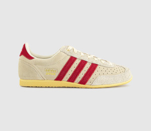 Adidas Japan Trainers Warm Vanilla Victory Red Gold Metallic Natural, 4
