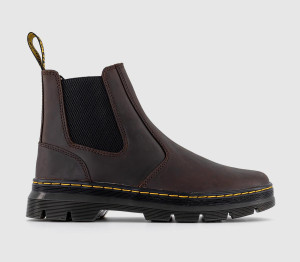 Dr. Martens Mens 2976 Tract Chelsea Gaucho Crazyhorse In Brown, 7
