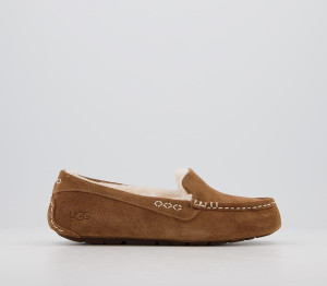 UGG Womens Ansley Slippers Chestnut In Tan, 4