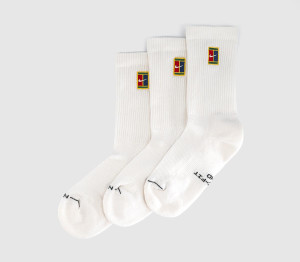 Nike Crew Socks 3 Pairs White