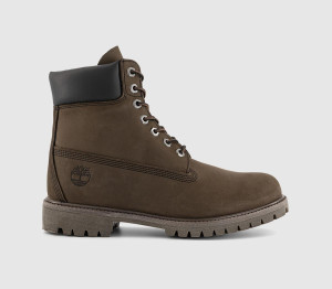 Timberland Mens 6 Inch Buck Boots Brown Nubuck, 8