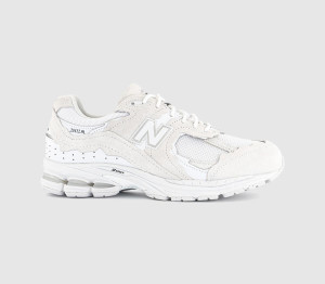 New Balance Kids 2002 Protection Pack Trainers White Stone, 4.5