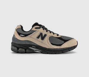 New Balance Mens 2002 Trainers Stoneware Castlerock In Natural, 6