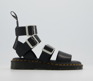 Rick Owens Girls Gryphon Sandals F Black, 3