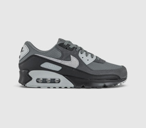 Nike Mens Air Max 90 Trainers Smoke Grey Photon Dust Black, 10
