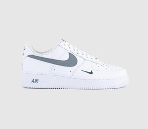 Nike Air Force 1 07 Trainers White Cool Grey Fir, 11