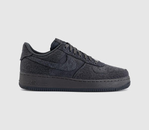 Nike Mens Air Force 1 Trainers Anthracite Anthracite Medium Ash In Grey, 8