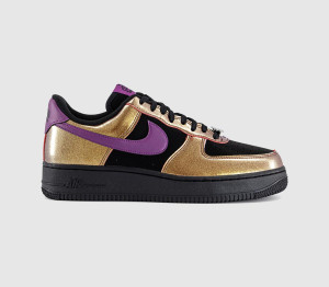 Nike Mens Air Force 1 07 Trainers Black Bold Berry, 11.5