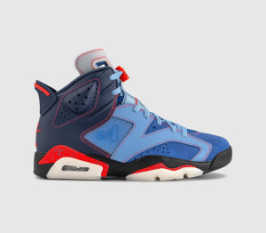 Jordan Awake NY x Air 6 Trainers Midnight Navy Infrared 23 Game Royal In Blue, 12