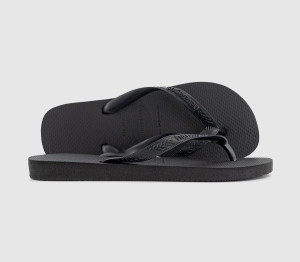 Havaianas Mens Top Flip Flops M Black, 11/12