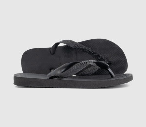 Havaianas Girls Womens Top Flip Flops F Black, 5