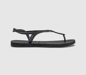 Havaianas Womens Luna Sandals Black, 5