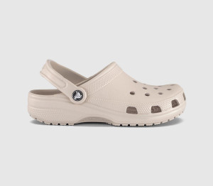 Crocs Womens Classic Clogs Frappe Natural, 4
