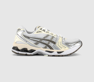 ASICS Womens Gel-kayano 14 Trainers White Ivory, 6
