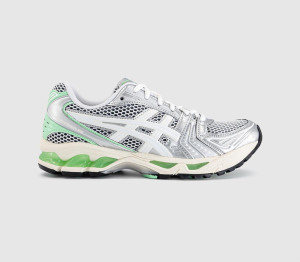 ASICS Womens Gel-kayano 14 Trainers White Menthol, 10.5