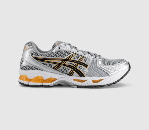 Asics Womens Gel-kayano 14 Trainers Piedmont Grey Black, 8.5
