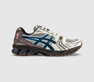 ASICS Mens Gel-kayano 14 Trainers Cream Blue Coast, 7