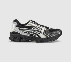 ASICS Womens Gel-kayano 14 Trainers Black Cream, 6.5