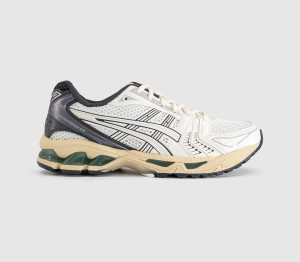 ASICS Womens Gel-kayano 14 Trainers Cream Obsidian Grey In Natural, 9