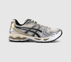 ASICS Womens Gel-kayano 14 Trainers Birch Silver In Multi, 12