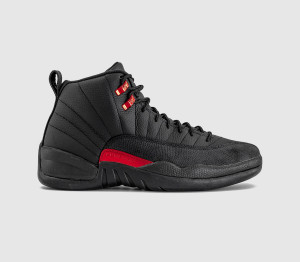 Jordan Air 12 Retro Trainers Black Varsity Red, 10.5