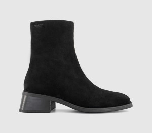 Vagabond Blanca Ankle Boots Black Suede, 3