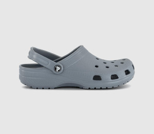Crocs Mens Classic Men's Clogs Concrete Grey, 12