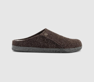 Birkenstock Womens Zermatt Shearling Slippers Mocha Brown, 3
