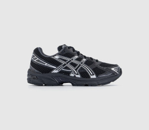 ASICS Womens Gel 1130 Trainers Black Pure Silver, 10.5