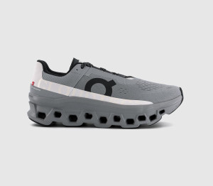 ON Mens CloudmON Men'sster Trainers Alloy Silver In Multi, 8.5