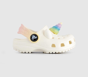 Crocs Kids Classic Clog Toddler Unicorn Chalk White, 4infant