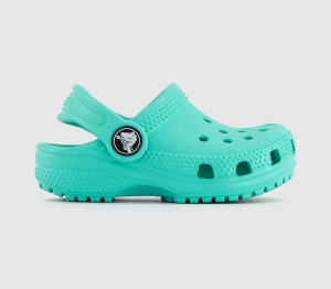 Crocs Kids Classic Toddler Clogs Lagoon Blue, 4infant