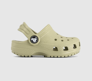 Crocs Kids Classic Toddler Clogs Tac Green, 4infant