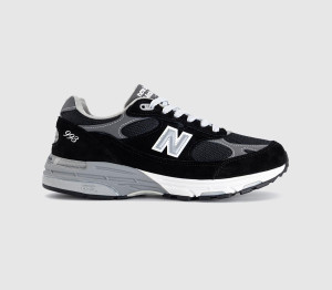 New Balance 993 Trainers Black White, 10