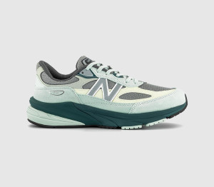 New Balance Mens 990v6 Trainers Green Grey, 8