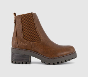 Blowfish Womens Leven Chelsea Boots Whisky Brown, 5