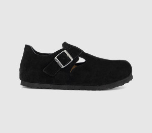 Birkenstock Womens London Shoes Black, 7