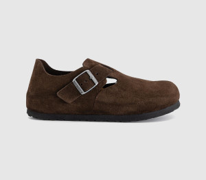 Birkenstock Womens London Shoes Carafe Brown, 7