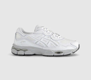 Asics Gel Nyc Trainers White Glacier Grey, 6