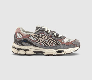 ASICS Womens Gel Nyc Trainers Birch Driftwood In Brown, 7.5