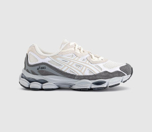 ASICS Womens Gel Nyc Trainers Cream White In Natural, 7