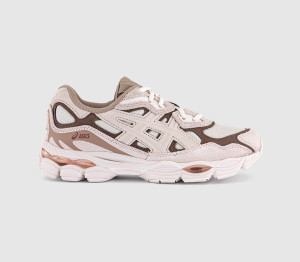 Asics Womens Gel Nyc Trainers Mineral Beige Natural, 4