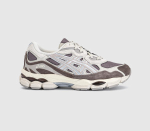 Asics Womens Gel Nyc Trainers Cocoa Powder Pure Silver Natural, 11